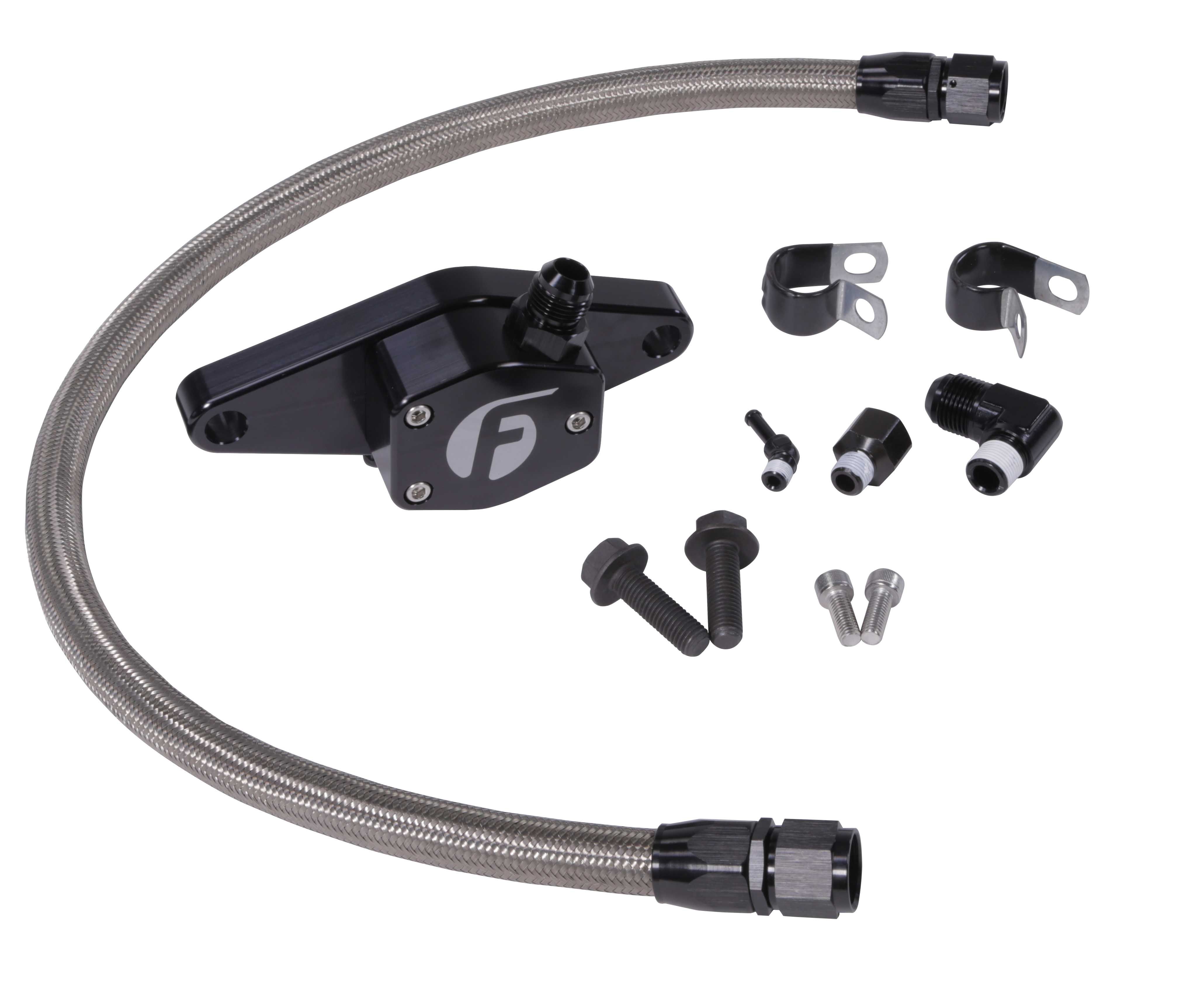 Cummins Coolant Bypass Kit 12V (1994-1998) w/ Stainless Steel Braided Line  Fleece Performance Engineering, Inc.: Innovating Diesel Performance