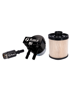 Fleece Performance Fuel Filter Upgrade Kit with Injector Return Fitting for the 2011-2016 Ford 6.7L Power Stroke 