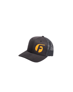 Fleece Performance Youth Snap Back Hat - Black with Orange Fleece Logo