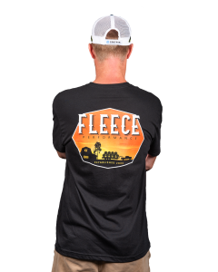 Fleece Performance "On The Farm" Black T-Shirt