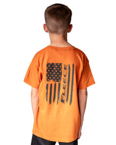 Fleece Performance Flag - Orange Youth T-Shirt 