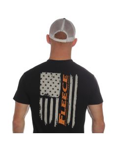 Fleece Performance "Flag" T-Shirt (Black)