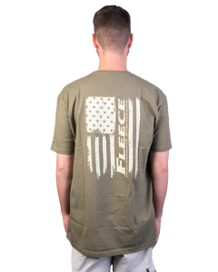 Fleece Performance Flag T-Shirt (Green)