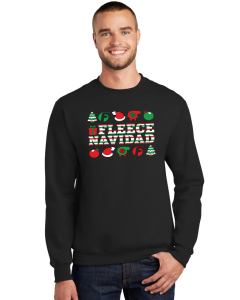 Fleece Performance Holiday "Fleece Navidad" Crewneck Sweatshirt