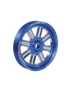 Spoke Design Cummins Dual Pump Pulley (Blue)