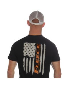  Fleece Performance "Flag" T-Shirt (Black)