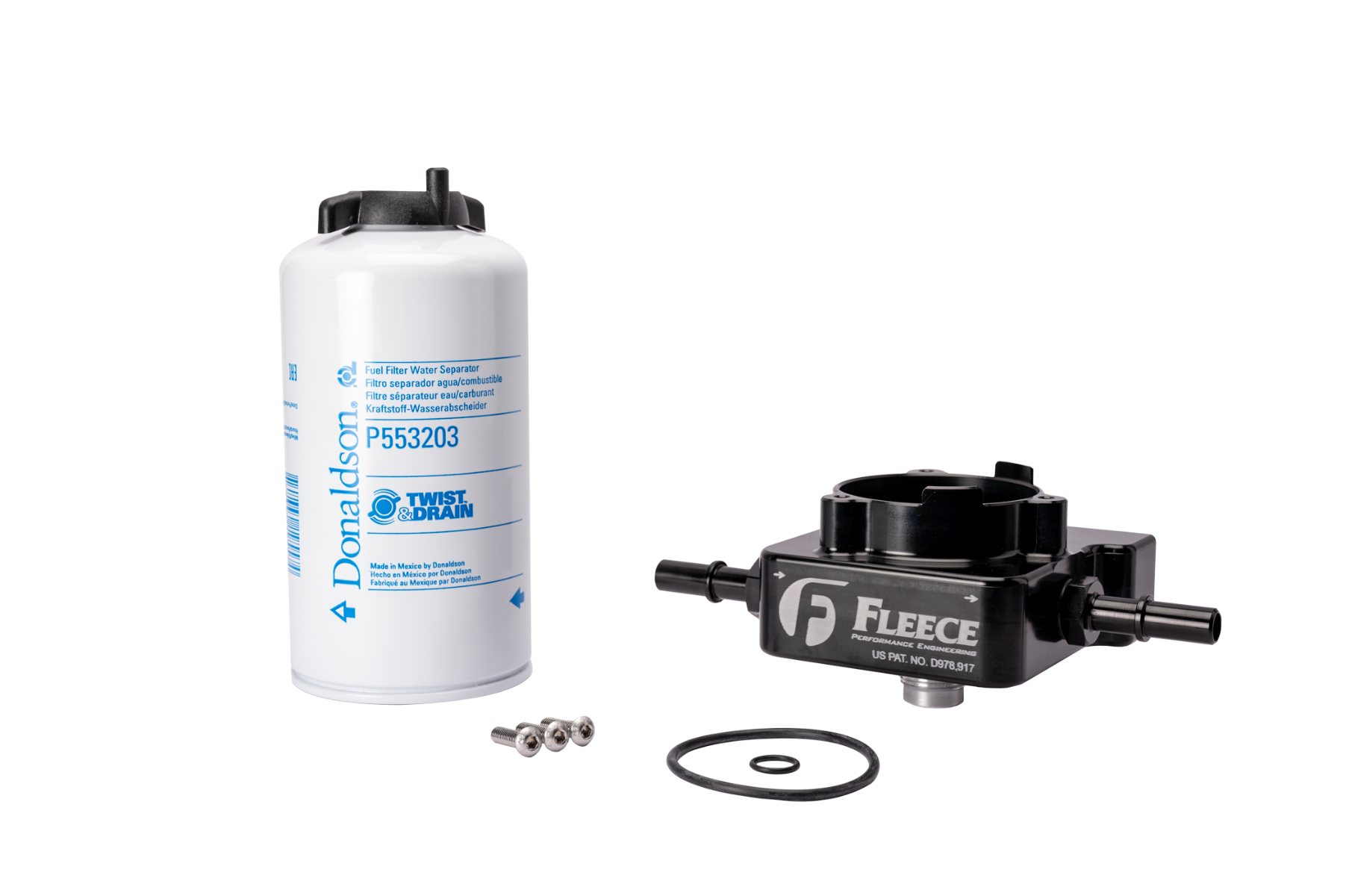 Fleece 20-24 L5P Fuel Filter Base Kit: Chevy/GMC Duramax Upgrade