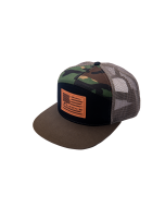 Fleece Performance Camo 7-panel Flag Hat