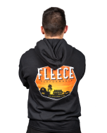 Fleece Performance "On The Farm" Black Zip-Up Hoodie