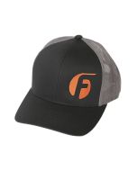 Mesh Back, Black and Gray Snap Back Hat