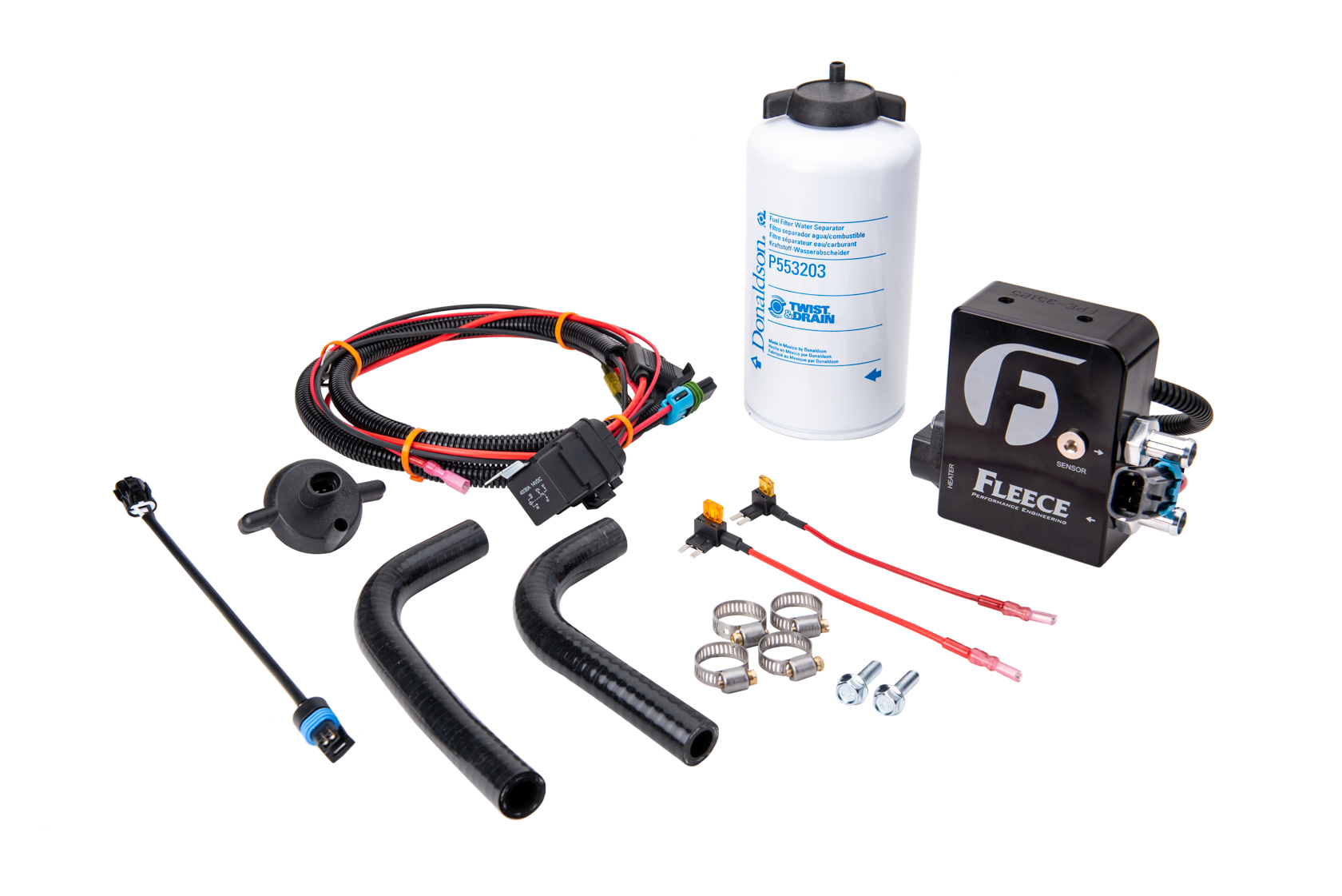 Auxiliary Heated Fuel Filter Kit for 20112016 LML Duramax