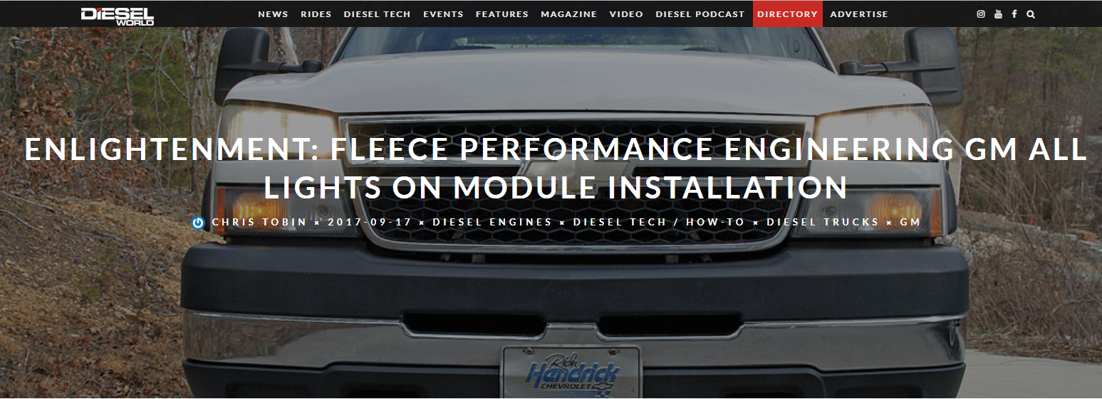 Fleece Performance All Lights On Module Installation Diesel World