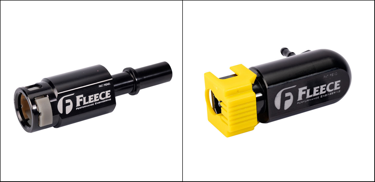 2011-Fleece-Injector-Return-Line-Fitting-Vs.-2017-6.7-Powerstroke-Diesel-Kit